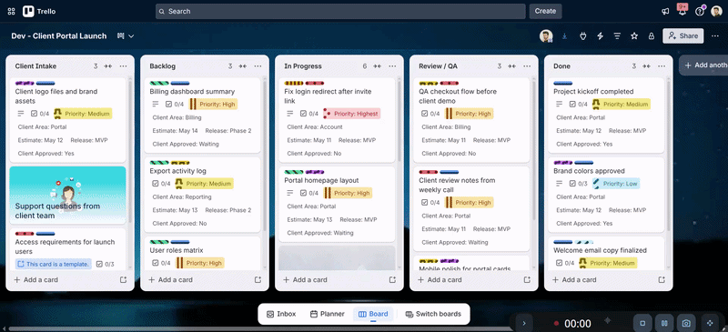Board Export+ walkthrough